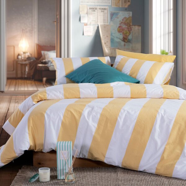 Σεντόνια Μονά (Σετ) Nef-Nef Homeware Casual Vertia Yellow