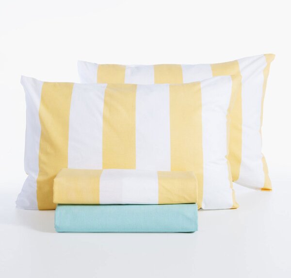 Σεντόνια Μονά (Σετ) Nef-Nef Homeware Casual Vertia Yellow