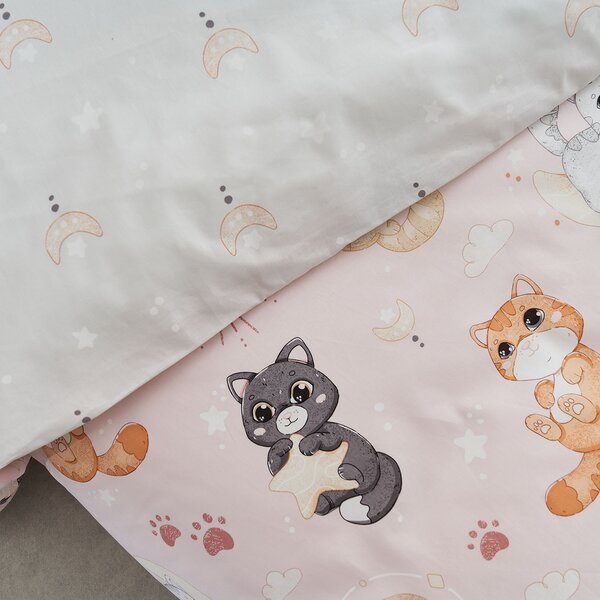 Σεντόνια Μονά (Σετ) Vesta Kids Kitty