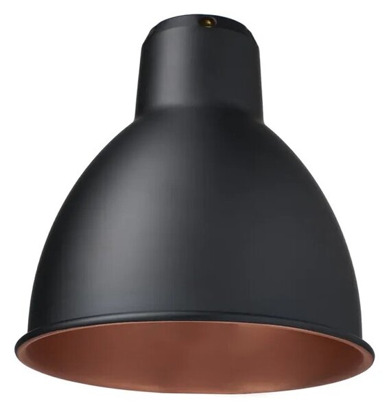 Lampe Gras - Αμπαζούρ Classic Round Ø140 Μαύρο/Χαλκός Lampe Gras