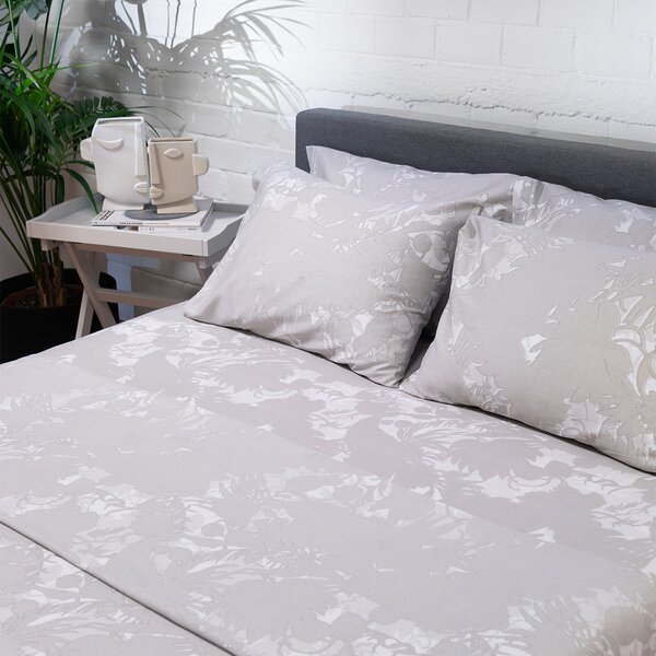 Σεντόνια Υπέρδιπλα (Σετ) Naf-Naf Diamond 252 Amethyst Beige