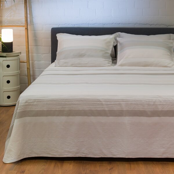 Σεντόνια Υπέρδιπλα (Σετ) Naf-Naf Diamond 254 Opal Grey