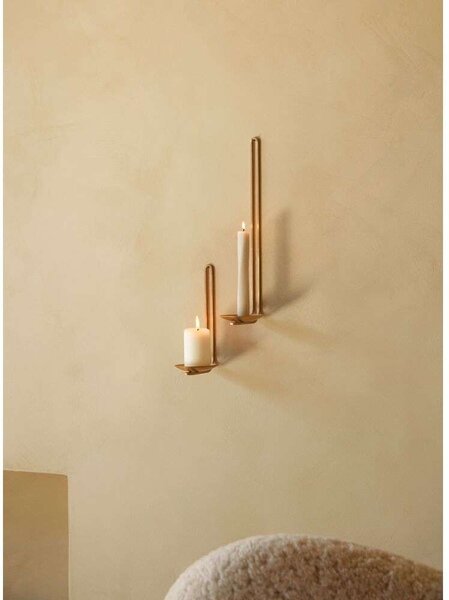 Audo Copenhagen - Clip Tealight Candle Holder Wall H20 Brass Audo Copenhagen