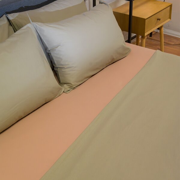Σεντόνια Μονά (Σετ) Naf-Naf Hue Laurel Oak - Warm Taupe