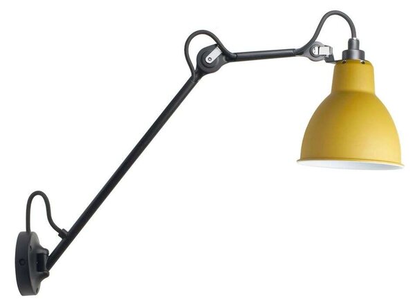 Lampe Gras - 122 Φωτιστικό τοίχου Μαύρο/Κίτρινο Lampe Gras