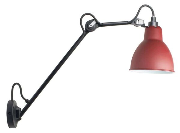 Lampe Gras - 122 Φωτιστικό τοίχου Μαύρο/Κόκκινο Lampe Gras