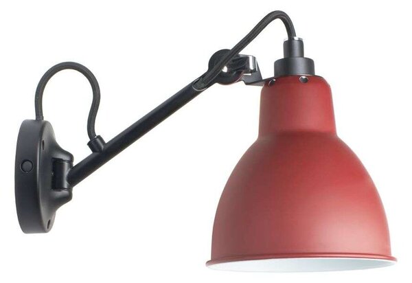 Lampe Gras - 104 Φωτιστικό τοίχου Μαύρο/Κόκκινο Lampe Gras