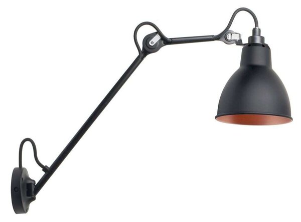 Lampe Gras - 104 Φωτιστικό τοίχου Μαύρο/Μαύρο/Χαλκός Lampe Gras