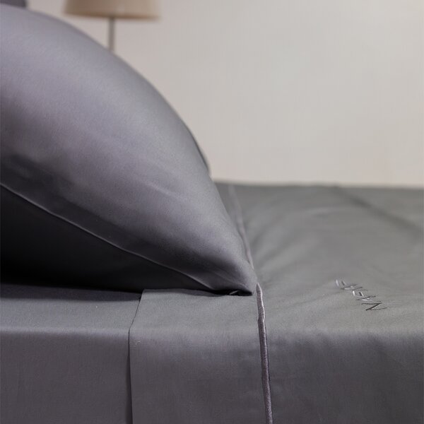Σεντόνια Υπέρδιπλα (Σετ) Naf-Naf Unique Dark Grey