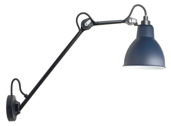 Lampe Gras - 122 Φωτιστικό τοίχου Μαύρο/Μπλε Lampe Gras