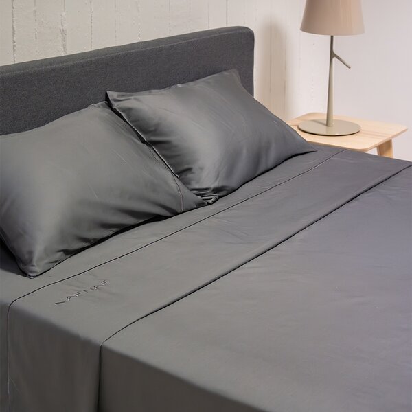 Σεντόνια Υπέρδιπλα (Σετ) Naf-Naf Unique Dark Grey
