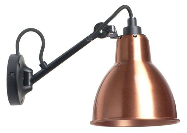 Lampe Gras - 104 Φωτιστικό τοίχου Μαύρο/Χαλκός Lampe Gras