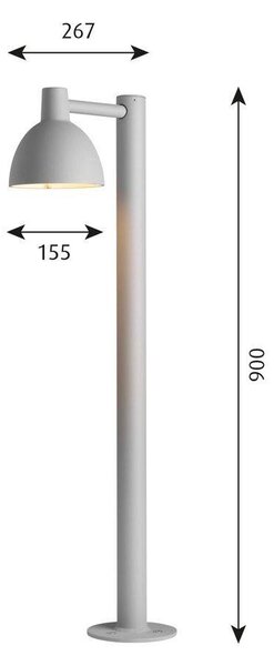 Louis Poulsen - Toldbod 155 Κήπου φωτιστικά Αλουμίνιο Louis Poulsen