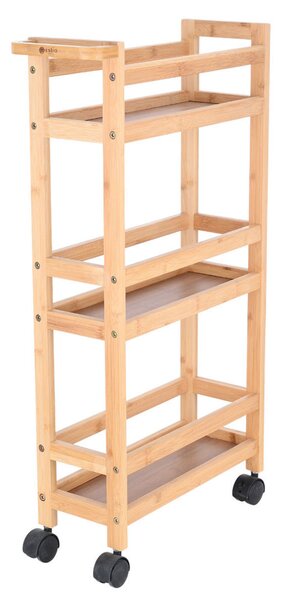 Τρόλεϊ/Ραφιέρα 3 Θέσεων (36x15x74) Estia Bamboo Essentials 01-27575
