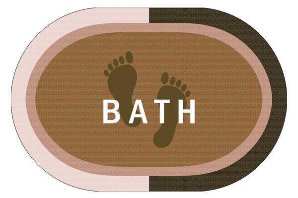 Υπεραπορροφητικό Πατάκι Μπάνιου (50x70) Dimcol Bath Beige