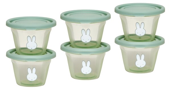 Φαγητοδοχεία (Σετ 6τμχ) Miffy Koko Green 69-24704