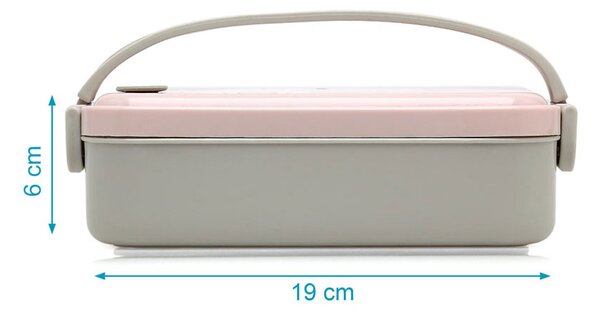 Φαγητοδοχείο 550ml (19x11x6) Kiokids Lovely Bunny 3531