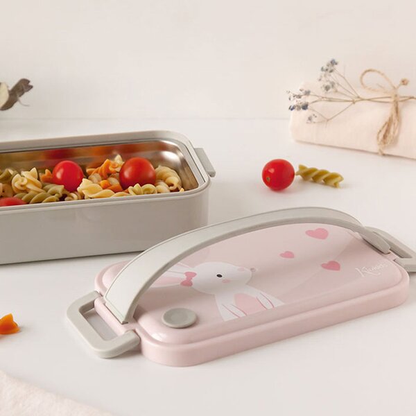 Φαγητοδοχείο 550ml (19x11x6) Kiokids Lovely Bunny 3531