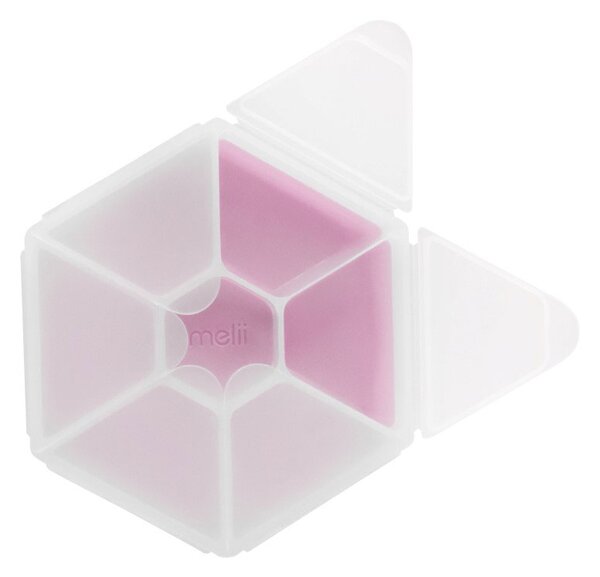Φαγητοδοχείο Με Χωρίσματα Melii Hexagon Pink 23700
