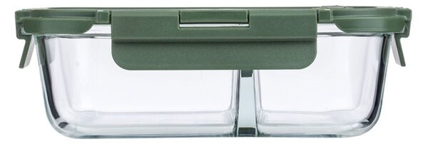 Φαγητοδοχείο Με Χωρίσματα 1.03lt (19.8x14.8x5.9) Estia Click & Seal Olive 01-39622