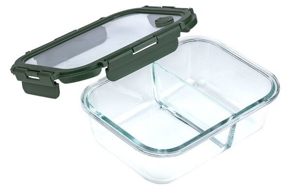 Φαγητοδοχείο Με Χωρίσματα 1.03lt (19.8x14.8x5.9) Estia Click & Seal Olive 01-39622