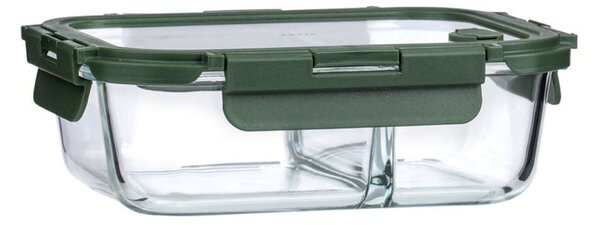 Φαγητοδοχείο Με Χωρίσματα 1.03lt (19.8x14.8x5.9) Estia Click & Seal Olive 01-39622