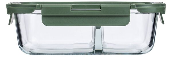 Φαγητοδοχείο Με Χωρίσματα 1.46lt (19.8x14.8x5.9) Estia Click & Seal Olive 01-39639