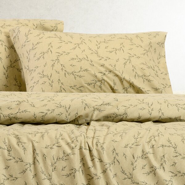Φανελένια Σεντόνια Υπέρδιπλα (Σετ) Melinen Winter Line Poppy Pastel Olive