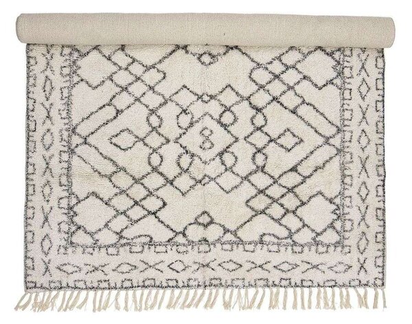 Bloomingville - Jaqueline Rug Λευκό/Cotton Bloomingville