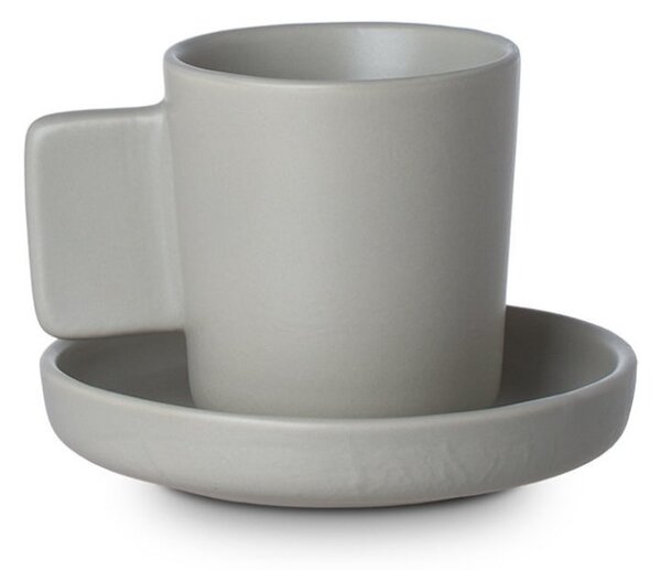 Φλυτζάνι Espresso 90ml + Πιατάκι Estia Fine Grind Beige 07-35518