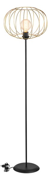 Φωτιστικό Δαπέδου Heronia FLB-03 34-0388 Gold/Black