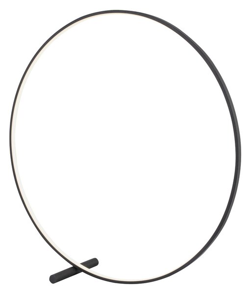 Φωτιστικό Δαπέδου LED Viokef Circle Black 4303000