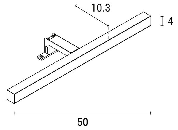 Φωτιστικό Μπάνιου Για Ντουλάπι LED Eurolamp 144-80501