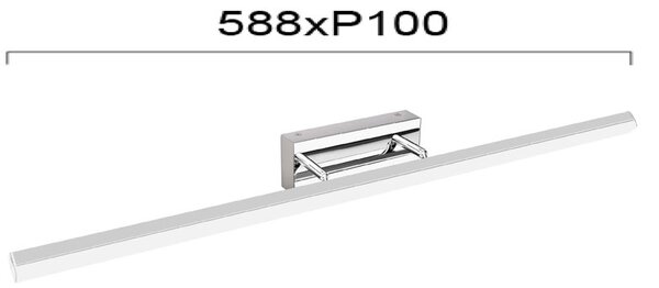 Φωτιστικό Μπάνιου LED Viokef Sunny Silver 4272100