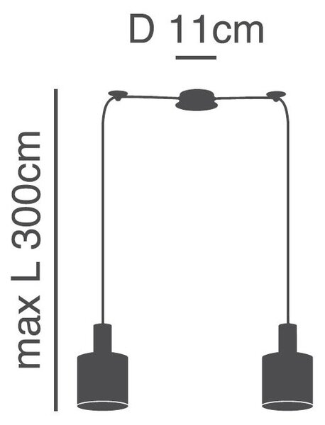 Φωτιστικό Οροφής Δίφωτο Homelighting 77-8417 Nickel/White