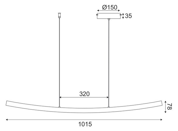 Φωτιστικό Οροφής LED Aca Naava YL1721LEDPBK Black