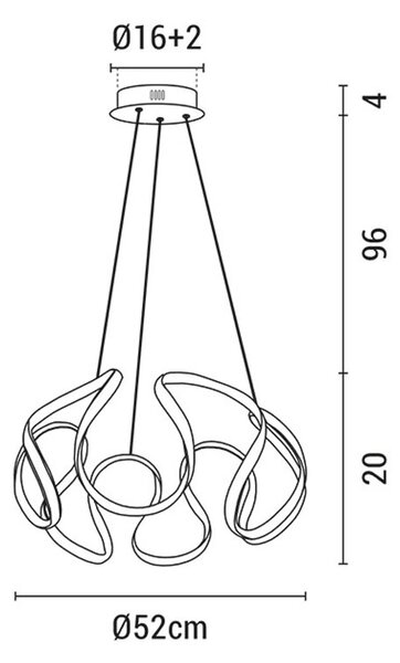 Φωτιστικό Οροφής LED Eurolamp 144-15009