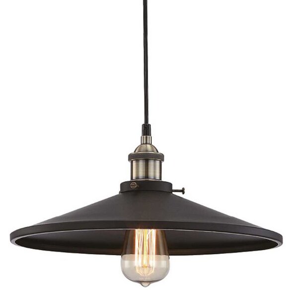 Φωτιστικό Οροφής Μονόφωτο Aca Hippolyte KS1288P361BK Black