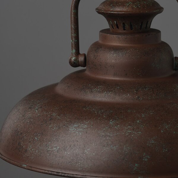 Φωτιστικό Οροφής Μονόφωτο Aca Gaia KS184331R Rust