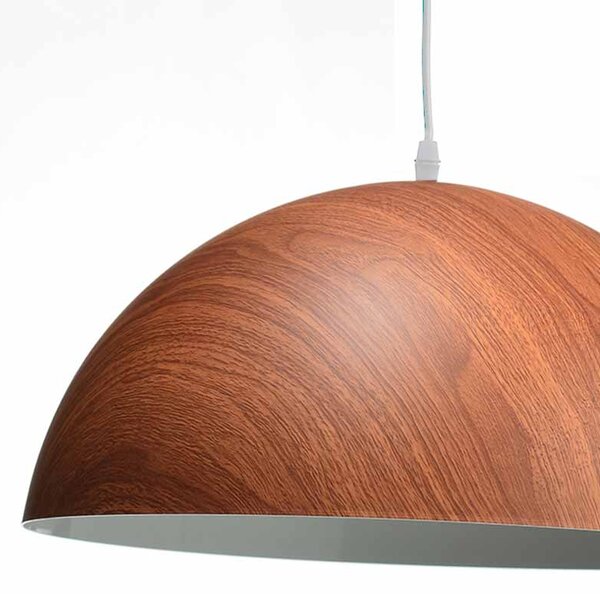 Φωτιστικό Οροφής Μονόφωτο Aca Melina OD5391TW Wood