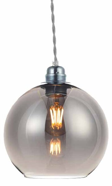 Φωτιστικό Οροφής Μονόφωτο Aca Pythia V3643320GY Silver/Tint