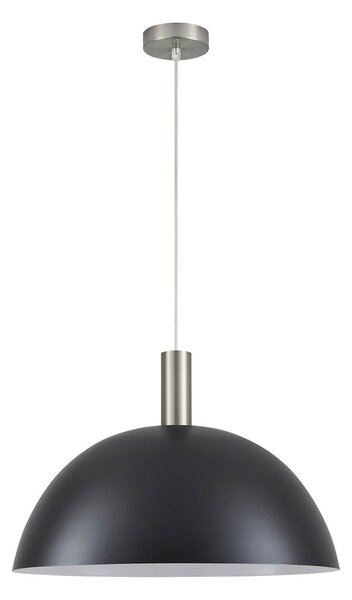 Φωτιστικό Οροφής Μονόφωτο Homelighting 77-8410 Nickel/Black