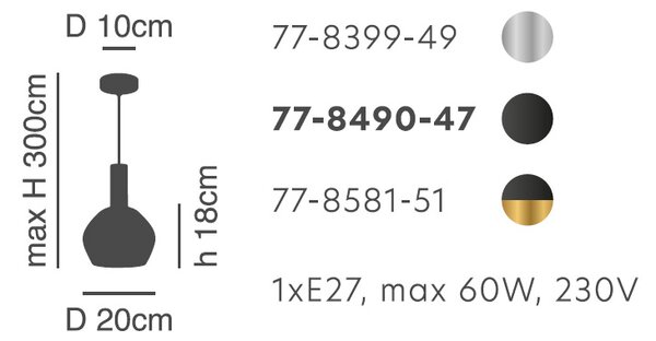 Φωτιστικό Οροφής Μονόφωτο Homelighting 77-8399 Nickel/White