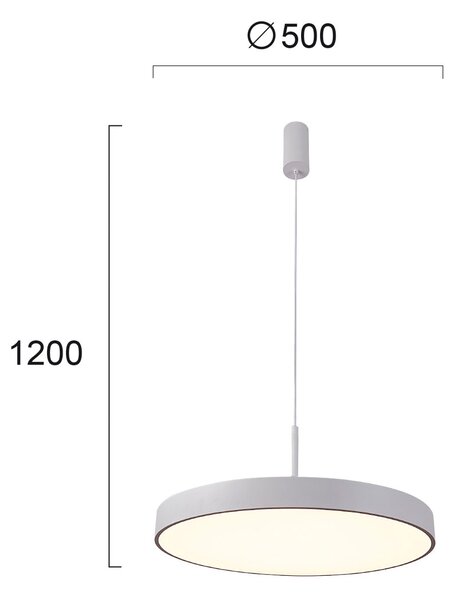 Φωτιστικό Οροφής Μονόφωτο LED Viokef Madison White 4235600