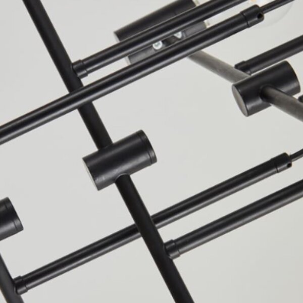 Φωτιστικό Οροφής Πολύφωτο Homelighting 77-8295 Black/White
