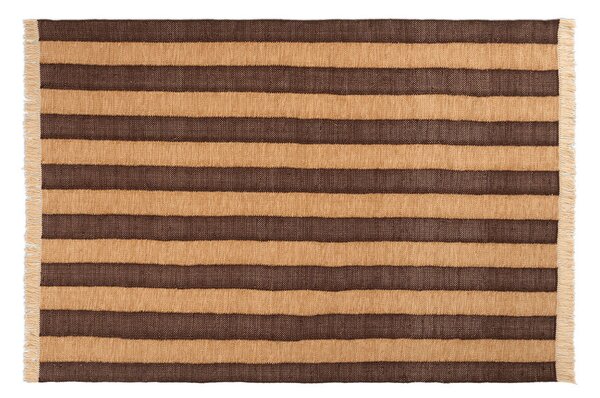 Ferm LIVING - Ives Rug 140x200 Tan/Chocolate ferm LIVING