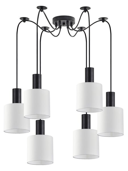 Φωτιστικό Οροφής Πολύφωτο Homelighting 77-8506 Black/White