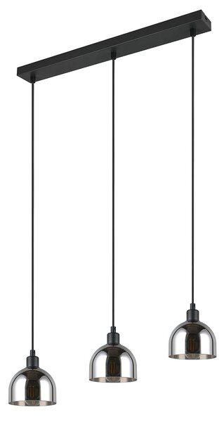 Φωτιστικό Οροφής Τρίφωτο RL Molly Black R31863032