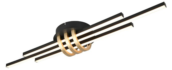 Φωτιστικό Πλαφονιέρα LED Dimmable RL Cinto Black R67873180