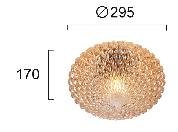 Φωτιστικό Πλαφονιέρα Viokef Ester Honey 4225801